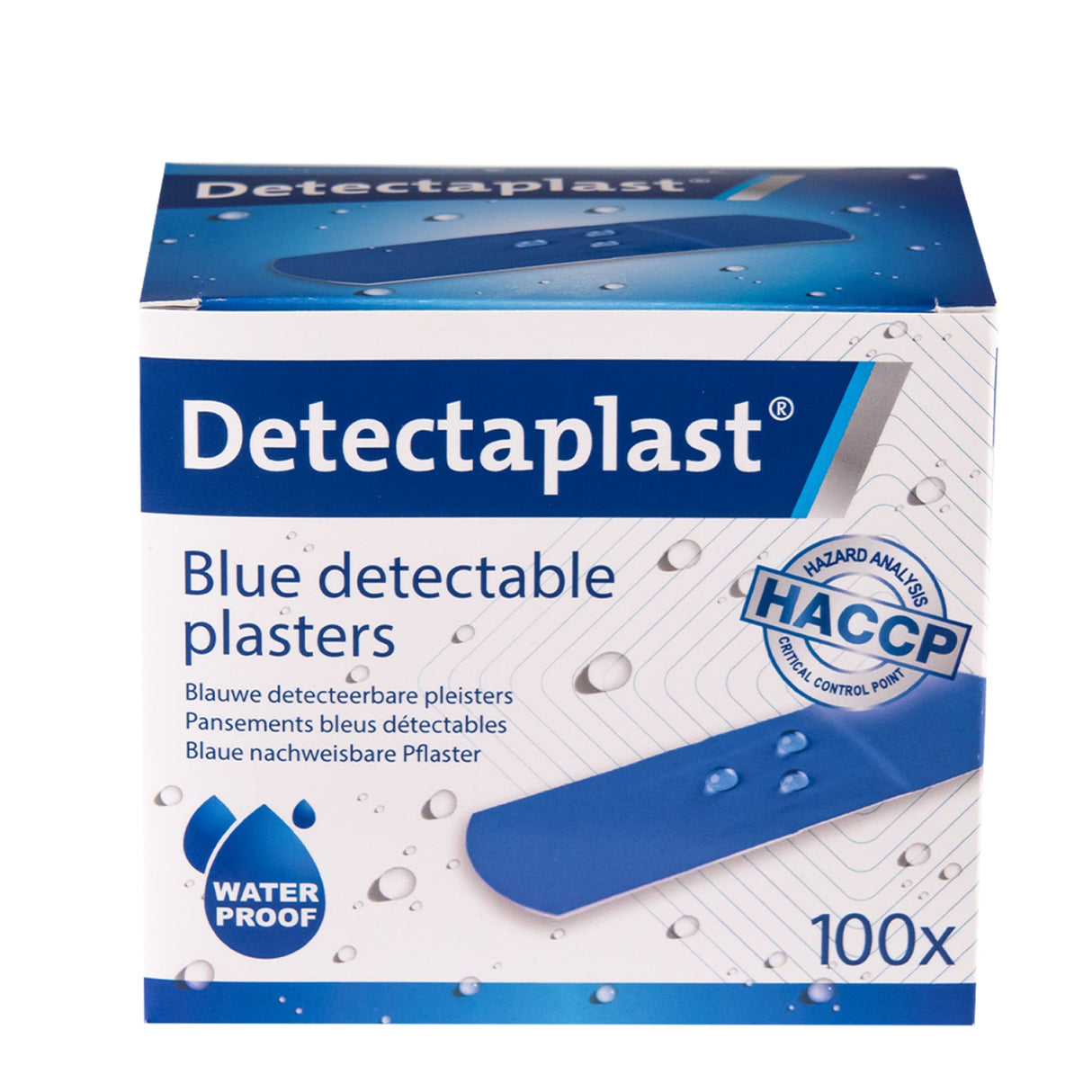 Detectaplast Universal Pflaster, blau – detektierbar, wasser- und schmutzabweisend – Ansicht 7