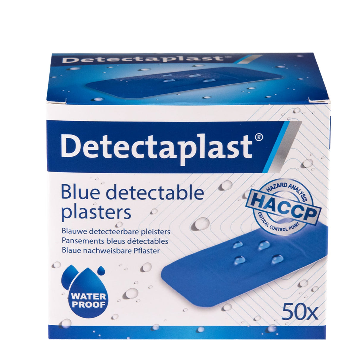 Detectaplast Universal Pflaster, blau – detektierbar, wasser- und schmutzabweisend – Ansicht 17