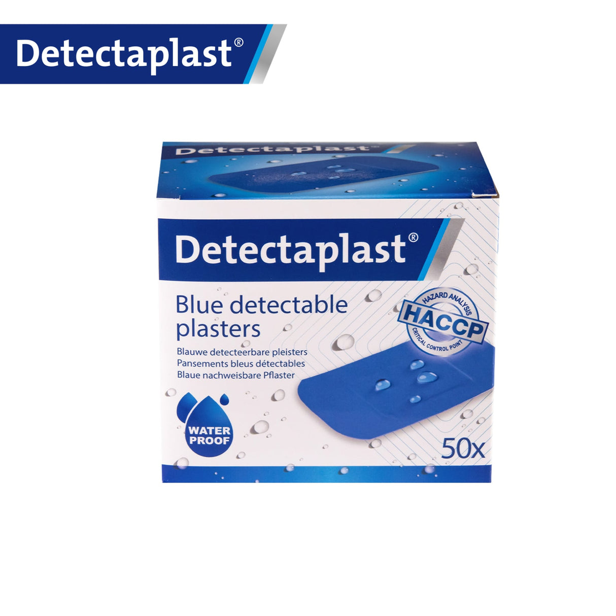 Detectaplast Universal Pflaster, blau – detektierbar, wasser- und schmutzabweisend – Ansicht 23