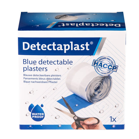 Detectaplast Universal Pflasterrolle, blau – PE-Material, metalldetektierbar, wasserfest – Ansicht 2