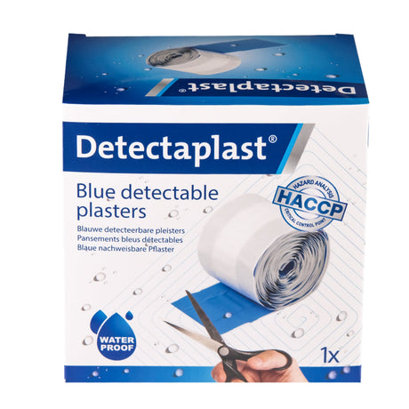 Detectaplast Universal Pflasterrolle, blau – PE-Material, metalldetektierbar, wasserfest – Ansicht 10