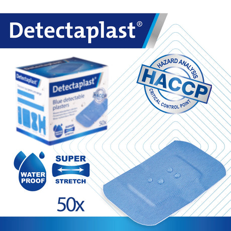 Detectaplast Premium Pflaster, blau – elastisch, detektierbar und wasserabweisend – Ansicht 13