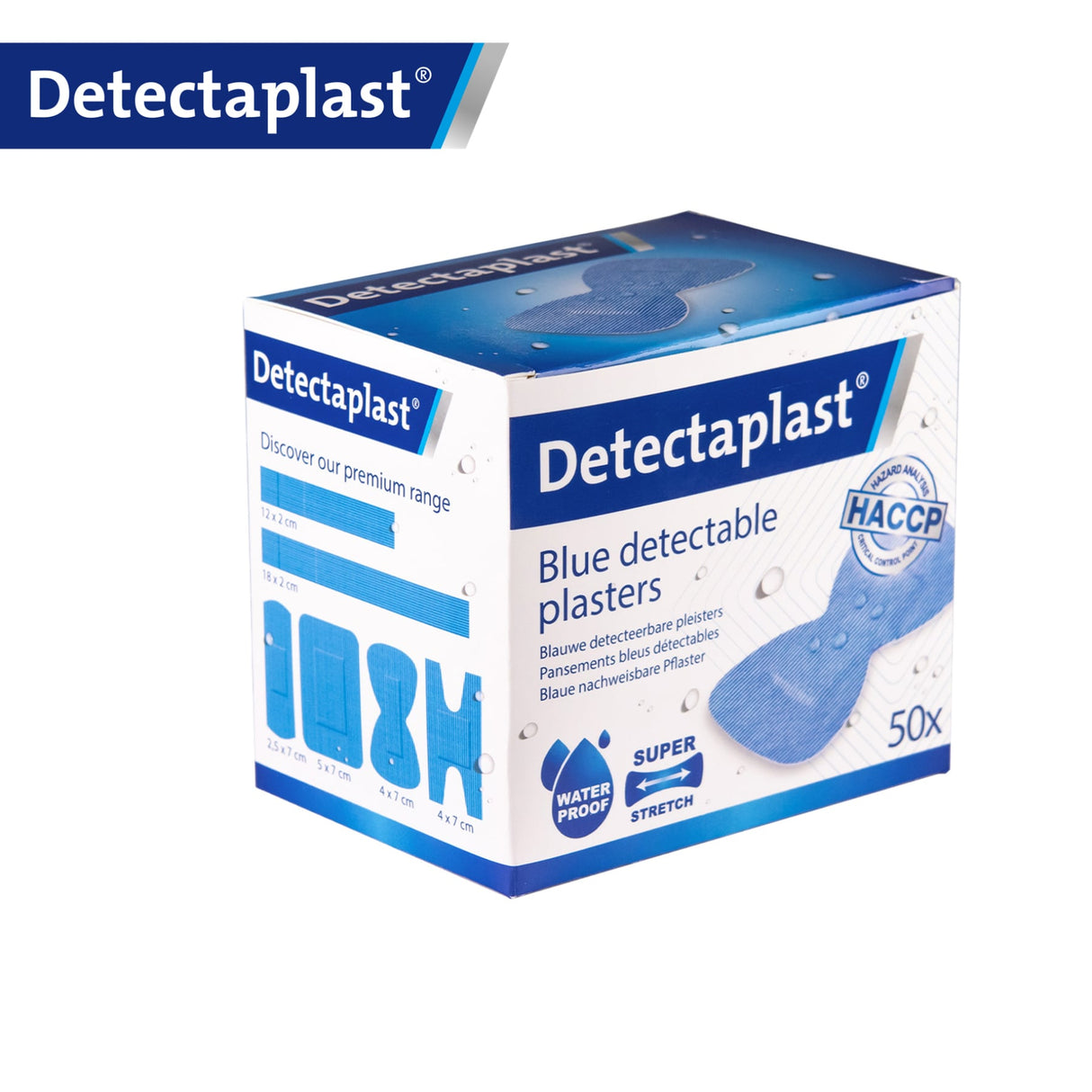 Detectaplast Premium Pflaster, blau – elastisch, detektierbar und wasserabweisend – Ansicht 18