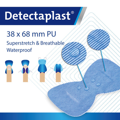 Detectaplast Premium Pflaster, blau – elastisch, detektierbar und wasserabweisend – Ansicht 21