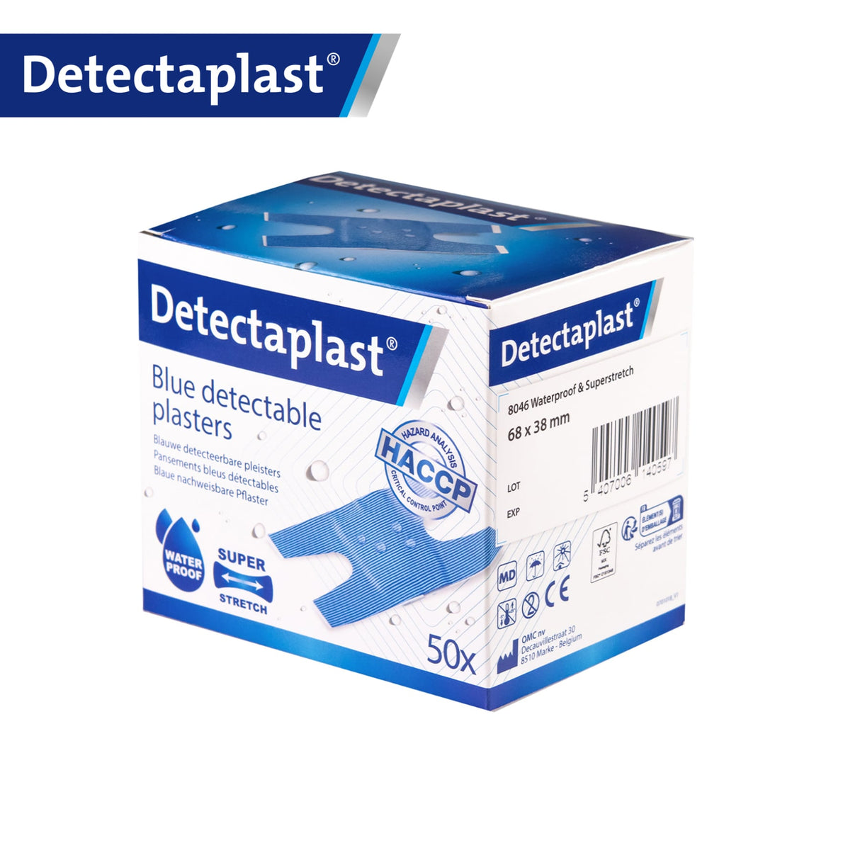 Detectaplast Premium Pflaster, blau – elastisch, detektierbar und wasserabweisend – Ansicht 23