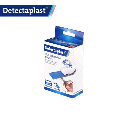 Detectaplast Elastic Pflasterrolle, blau – Textilgewebe, elastisch, metalldetektierbar – Ansicht 2
