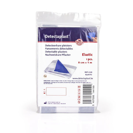 Detectaplast Elastic Pflasterrolle, blau – Textilgewebe, elastisch, metalldetektierbar – Ansicht 10