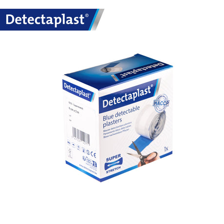 Detectaplast Elastic Pflasterrolle, blau – Textilgewebe, elastisch, metalldetektierbar – Ansicht 8