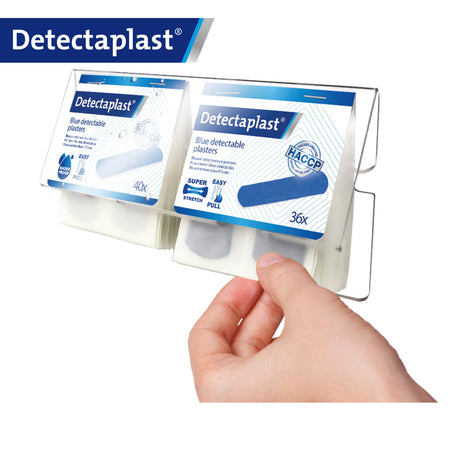Detectaplast Tear & Wear Universal Pflasterspender, 3-teilig – Acryl, inkl. 2 Pflasterpackungen – Ansicht 3