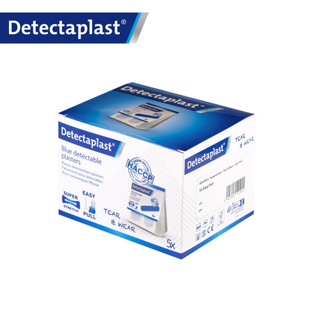 Detectaplast Tear & Wear Easy Pull Elastic Pflaster, blau – elastisch und detektierbar, für Spender – Ansicht 7