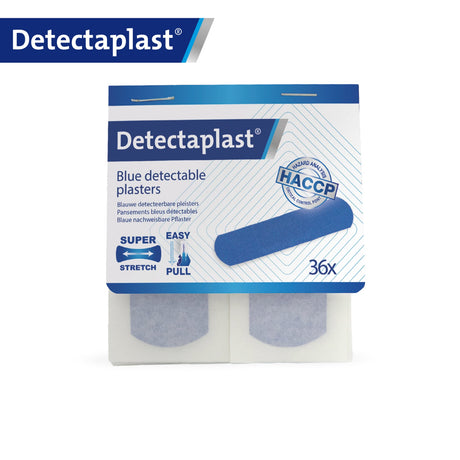 Detectaplast Tear & Wear Easy Pull Elastic Pflaster, blau – elastisch und detektierbar, für Spender – Ansicht 4