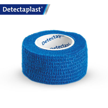 Detectaplast selbsthaftender Fixierverband, Polyester/Viskose – klebstofffrei, elastisch – Ansicht 5