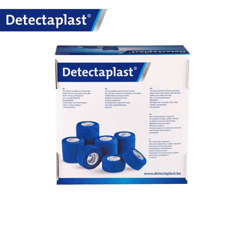 Detectaplast selbsthaftender Fixierverband, Polyester/Viskose – klebstofffrei, elastisch – Ansicht 12
