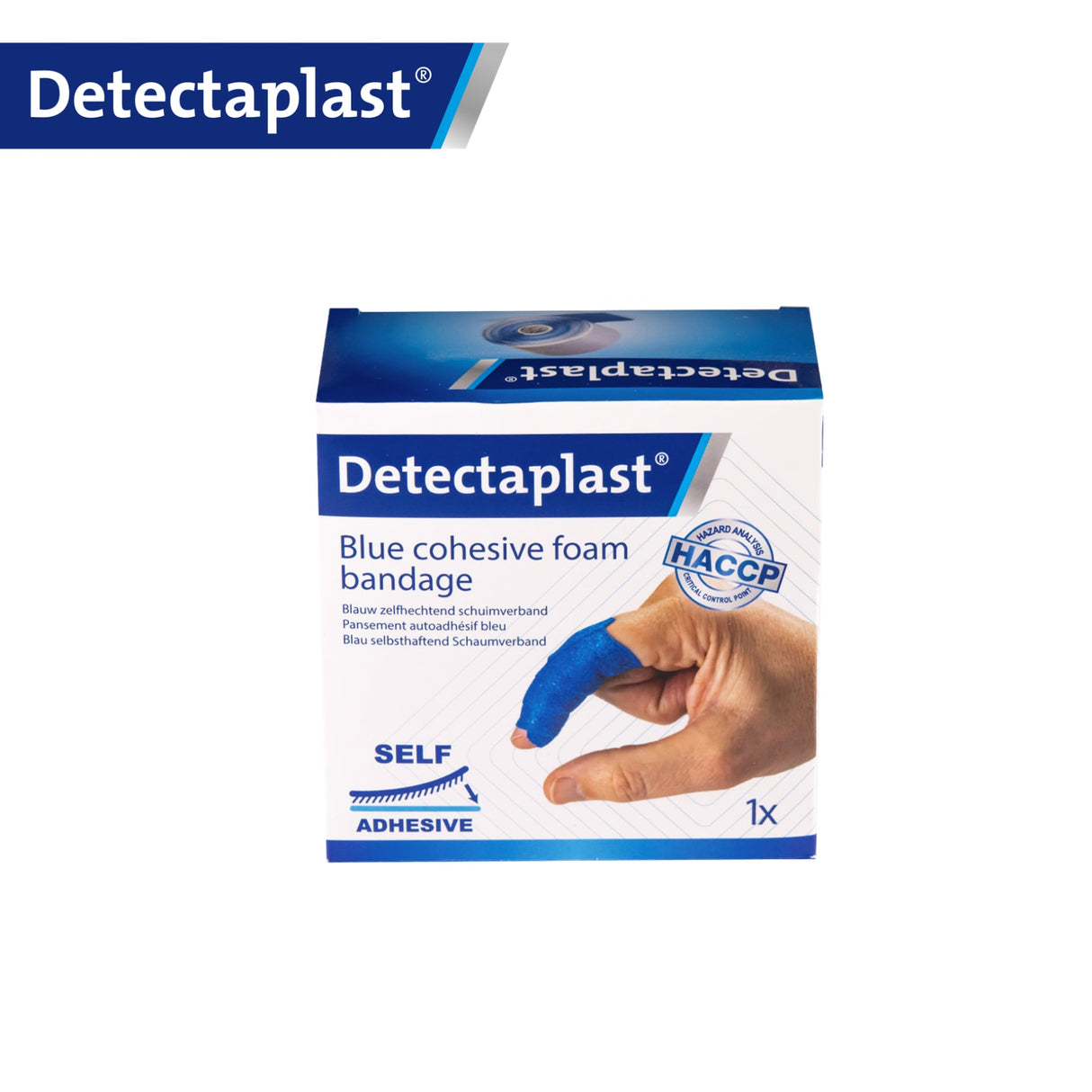 Detectaplast selbsthaftender Schaumverband, klebstofffrei – elastisch, HACCP-geeignet – Ansicht 20
