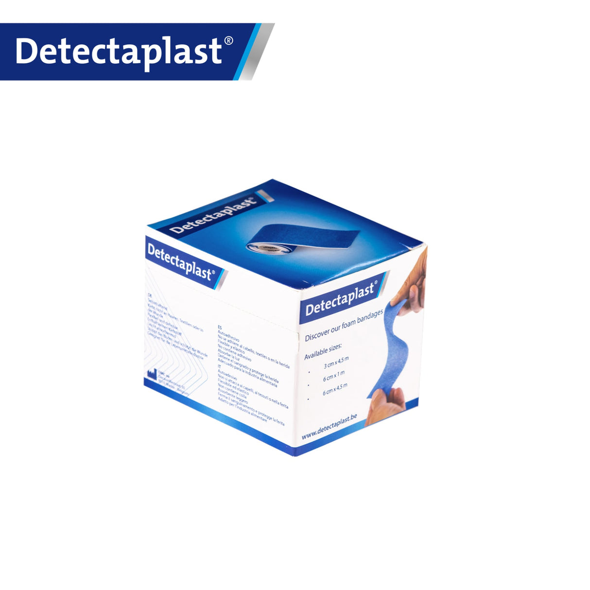 Detectaplast selbsthaftender Schaumverband, klebstofffrei – elastisch, HACCP-geeignet – Ansicht 10