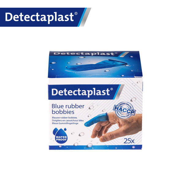 Detectaplast Gummifingerlinge, HACCP-geprüft, blau