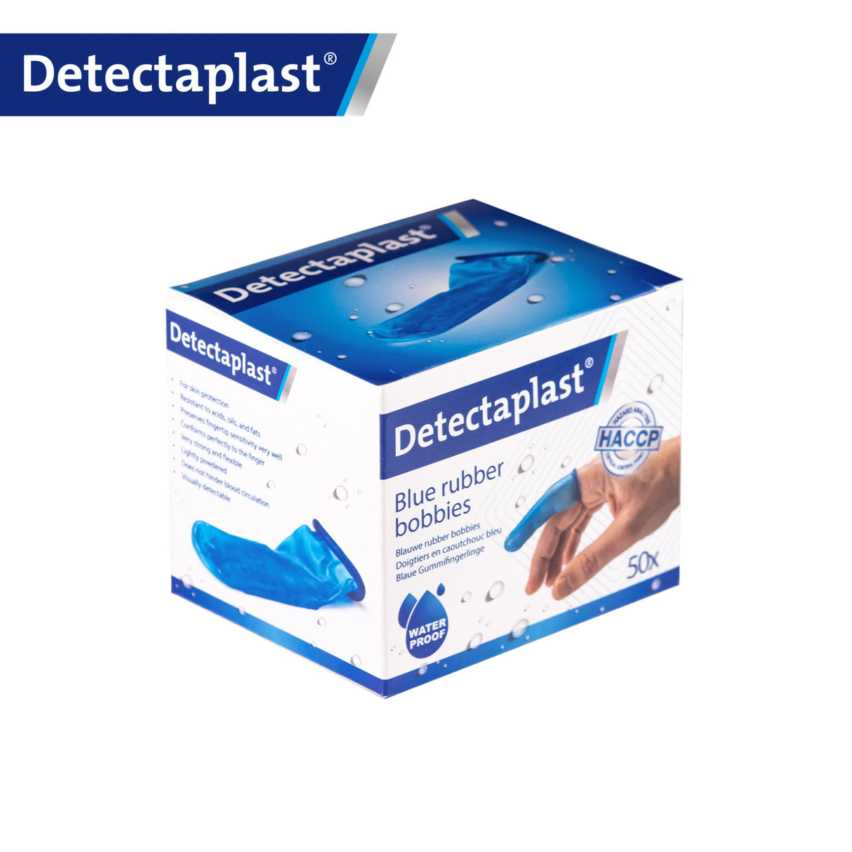 Detectaplast Gummifingerlinge, HACCP-geprüft, blau – Ansicht 8