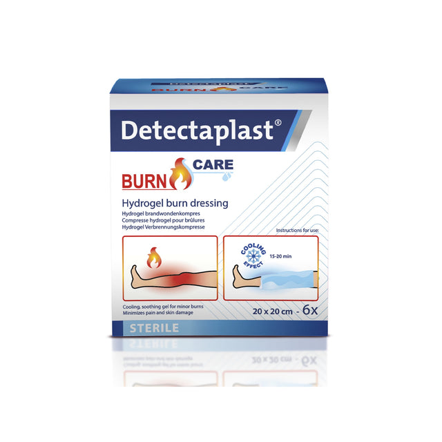 Detectaplast Burn Care Hydrogel-Verbrennungskompresse, steril