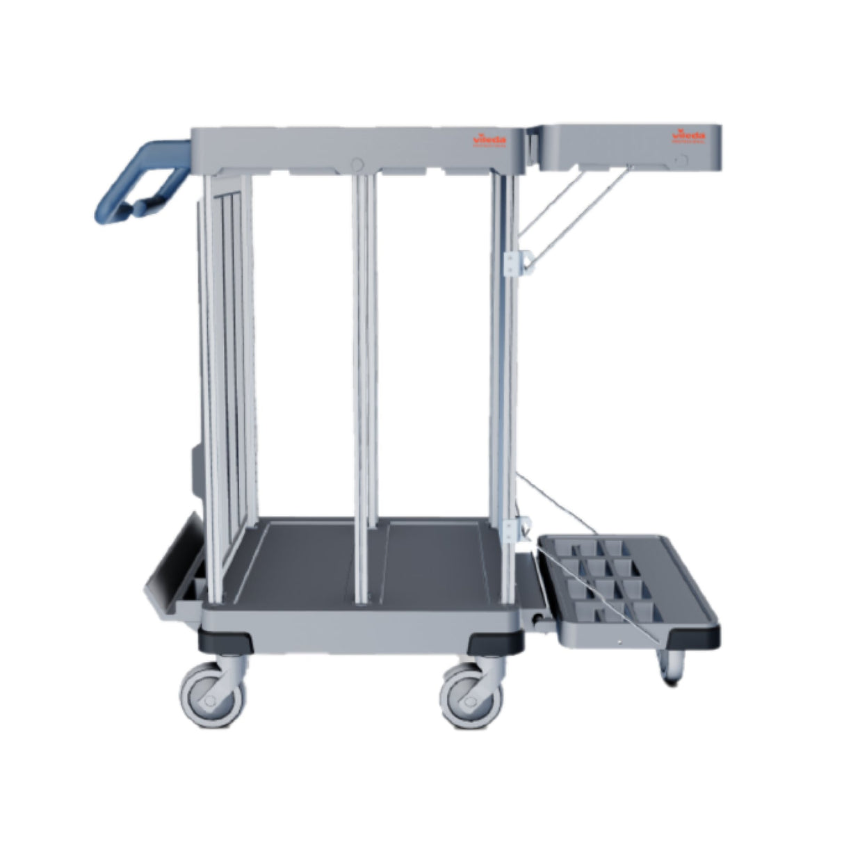Vileda Professional Origo 2 CX Wäschesammler – vielseitig, mit abklappbarem Abfallbereich – Ansicht 22