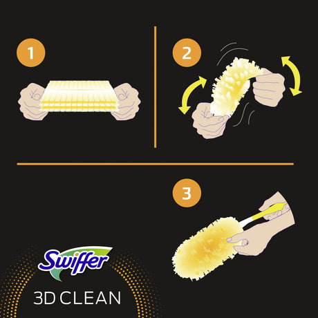 Swiffer Staubmagnet 3D Nachfülltücher mit flauschigen Fasern – Ansicht 4