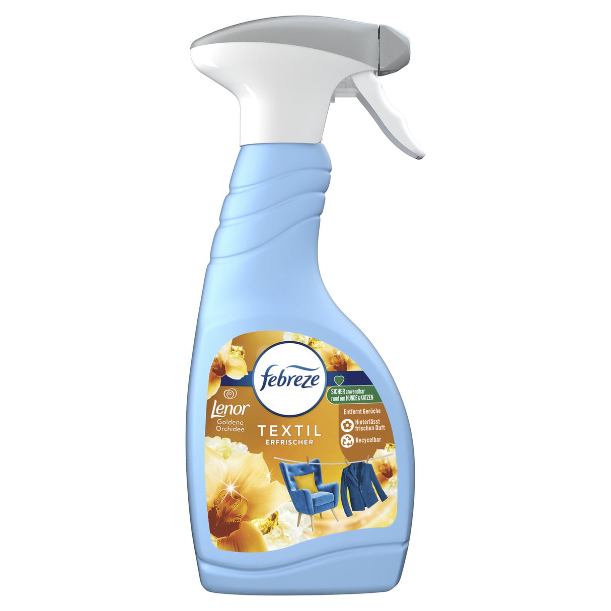 Febreze Textilerfrischer Lenor Goldene Orchidee mit geruchsentfernender Technologie