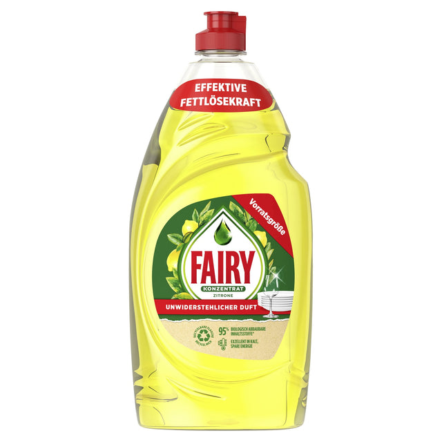 Fairy Ultra Konzentrat Handspülmittel, Zitrone – ergiebig, auch bei kaltem Wasser