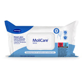 MoliCare Skin Pflegetücher, geruchsneutralisierend – Packung = 50 Stück