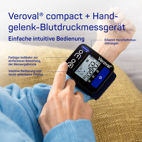 Veroval COMPACT Plus Handgelenk-Blutdruckmessgerät – Ansicht 4