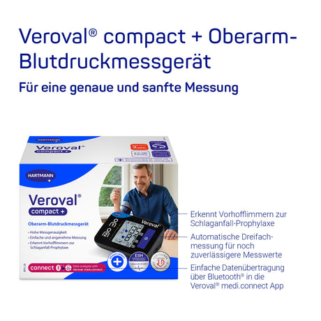 Veroval COMPACT Plus Oberarm-Blutdruckmessgerät – Ansicht 3