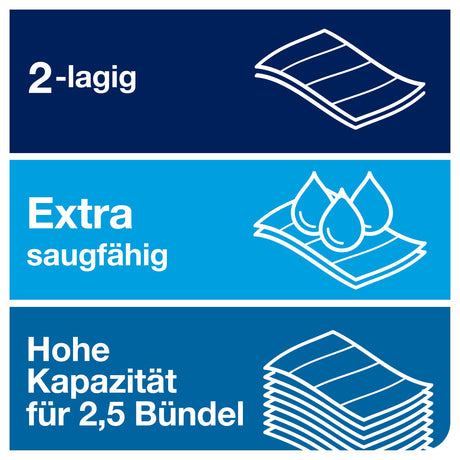 Tork Xpress Falthandtücher, 2-lagig, natur, H2 – 21,3 x 24 cm – Ansicht 5