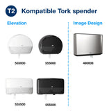 Tork Mini Jumbo Toilettenpapier T2, 2-lagig, natur – Ansicht 9