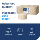 Tork Mini Jumbo Toilettenpapier T2, 2-lagig, natur – Ansicht 2