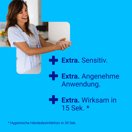 Hartmann Sterillium foam extra care Desinfektionsschaum, farbstoff- und duftstofffrei – Ansicht 3