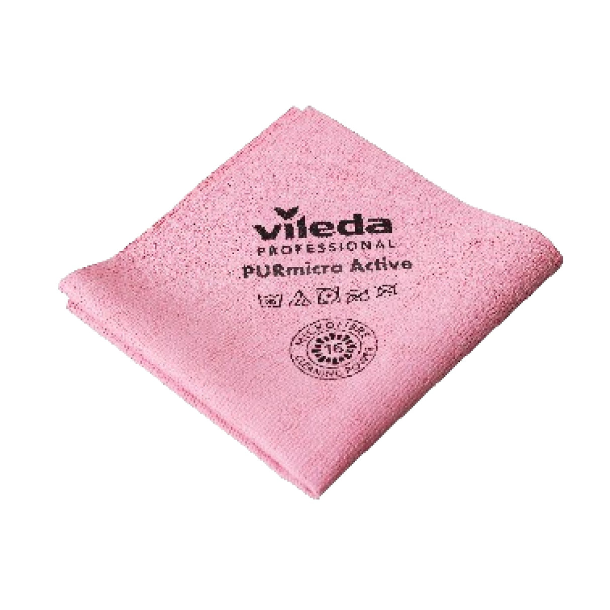 Vileda Professional PURmicro Active Microfasertuch, beschichtet – streifenfreie Reinigung von Glas & Edelstahl