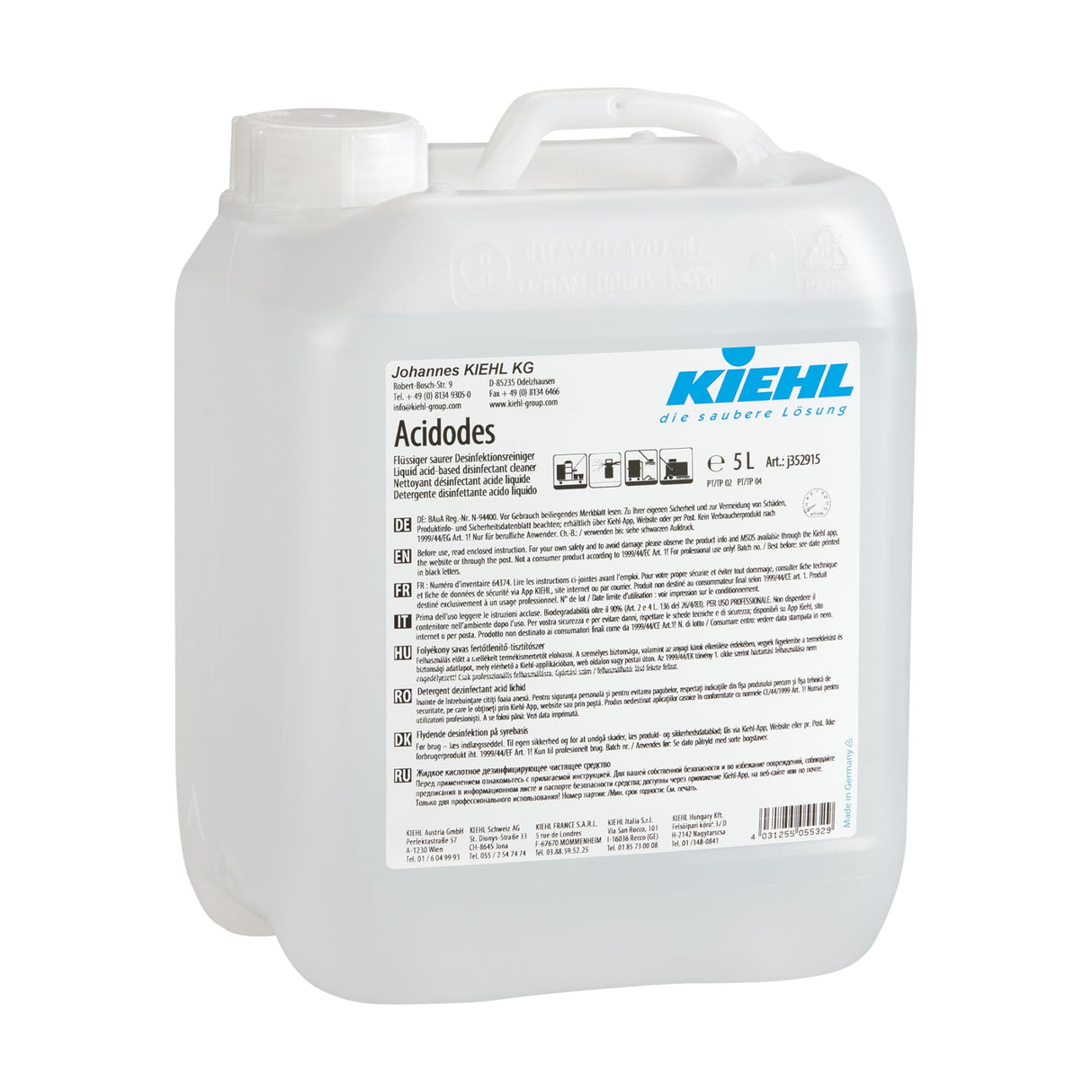 Kiehl Acidodes Desinfektionsreiniger – 5 Liter - Kanister