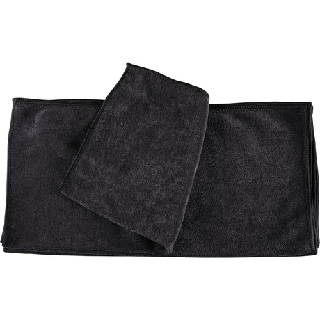 ABENA® Mikrofasertuch Shiny-Stretch, 40x40 cm, schwarz