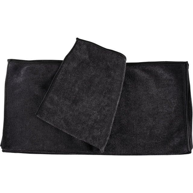 ABENA® Mikrofasertuch Shiny-Stretch, 40x40 cm, schwarz