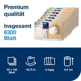 Tork Extra Soft Kleinrollen Toilettenpapier T4, 4-lagig, weiß – Ansicht 7
