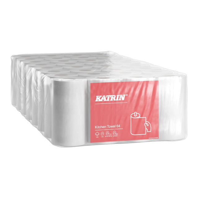 KATRIN Küchenrolle 64 Blatt, 2-lagig, weiß