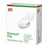Lohmann & Rauscher Debrisoft Debridement Pad mit Grifftasche, steril, 10 x 10 cm – Ansicht 2