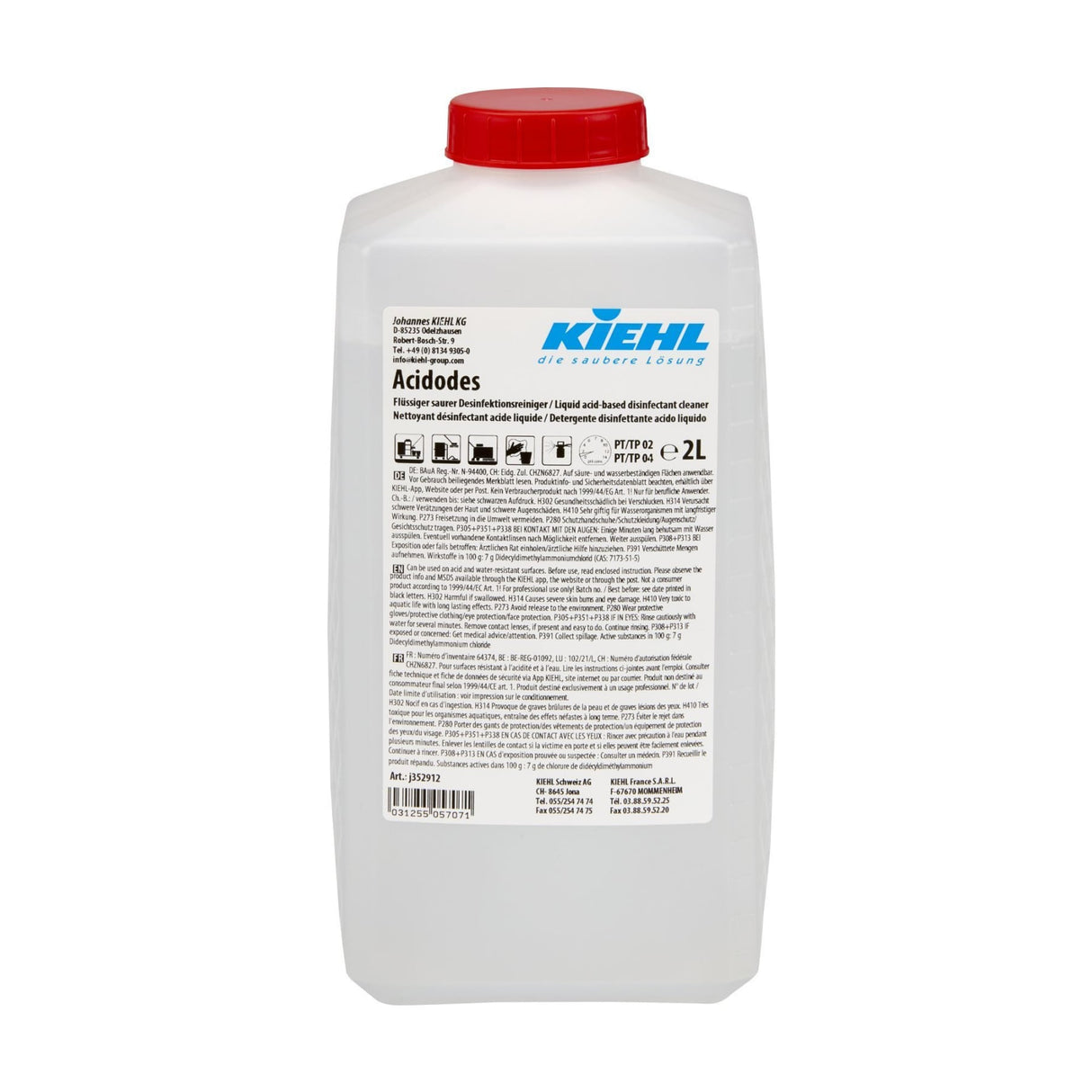 Kiehl Acidodes Desinfektionsreiniger – 2 Liter - Flasche