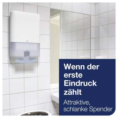 Tork Xpress Multifold Papierhandtücher, 2-lagig, blau, H2 – 23,4 x 21,3 cm – Ansicht 3
