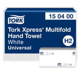 Tork Xpress Multifold Papierhandtücher, 2-lagig, weiß, H2 – 24 x 21,3 cm
