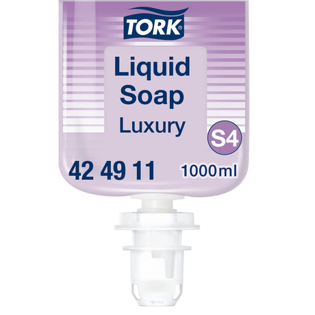 Tork Flüssigseife Luxus S4, Blütenduft – feuchtigkeitsspendend und rückfettend – Ansicht 2