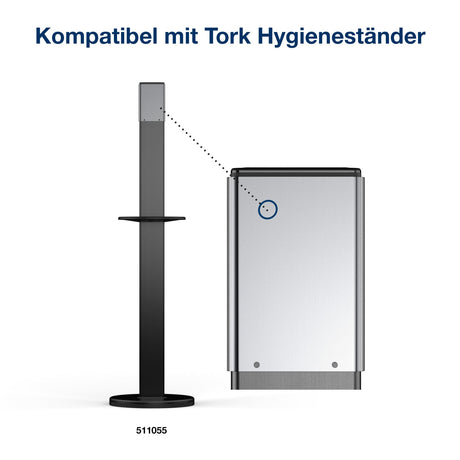 Tork Anzeigedisplay für Hygienesäulen, transparent, S1/S4/F1 – Ansicht 3