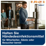 Tork Hygienesäule für Desinfektionsmittel und Tücher, schwarz, S1/S4/F1 – Ansicht 3