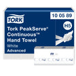 Tork PeakServe Endlos Handtuchpapier, 1-lagig, weiß, H5
