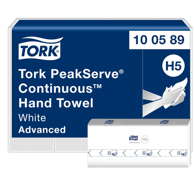 Tork PeakServe Endlos Handtuchpapier, 1-lagig, weiß, H5