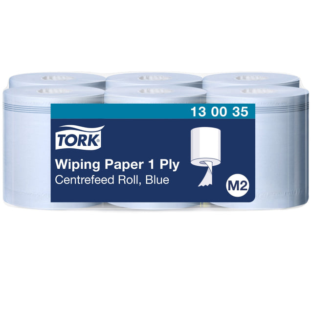Tork Papierwischtücher Premium M2, 1-lagig, blau