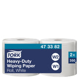 Tork Extra Starke Papierwischtücher W1/W2, 1-lagig, weiß